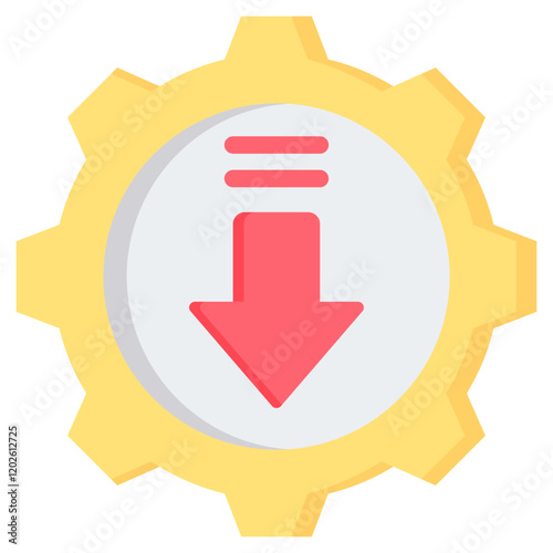 Downgrade Flat Icon
