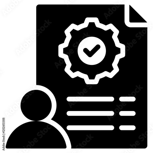 Onboarding Glyph Icon