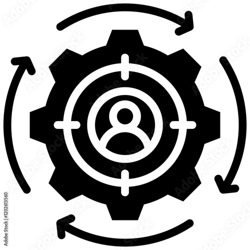 Personalization Glyph Icon
