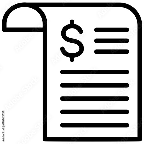Billing Outline Icon