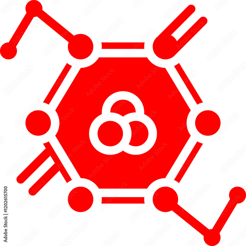 Molecules icon single vector illustration Molecules icon single vector illustration