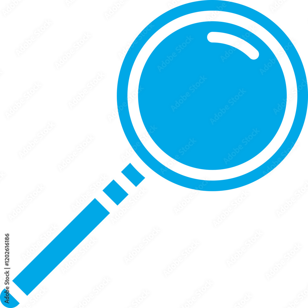 Magnifying glass icon single vector illustration Magnifying glass icon single vector illustration