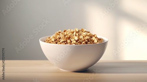 Oatmeal bowl sunlight kitchen breakfast healthy