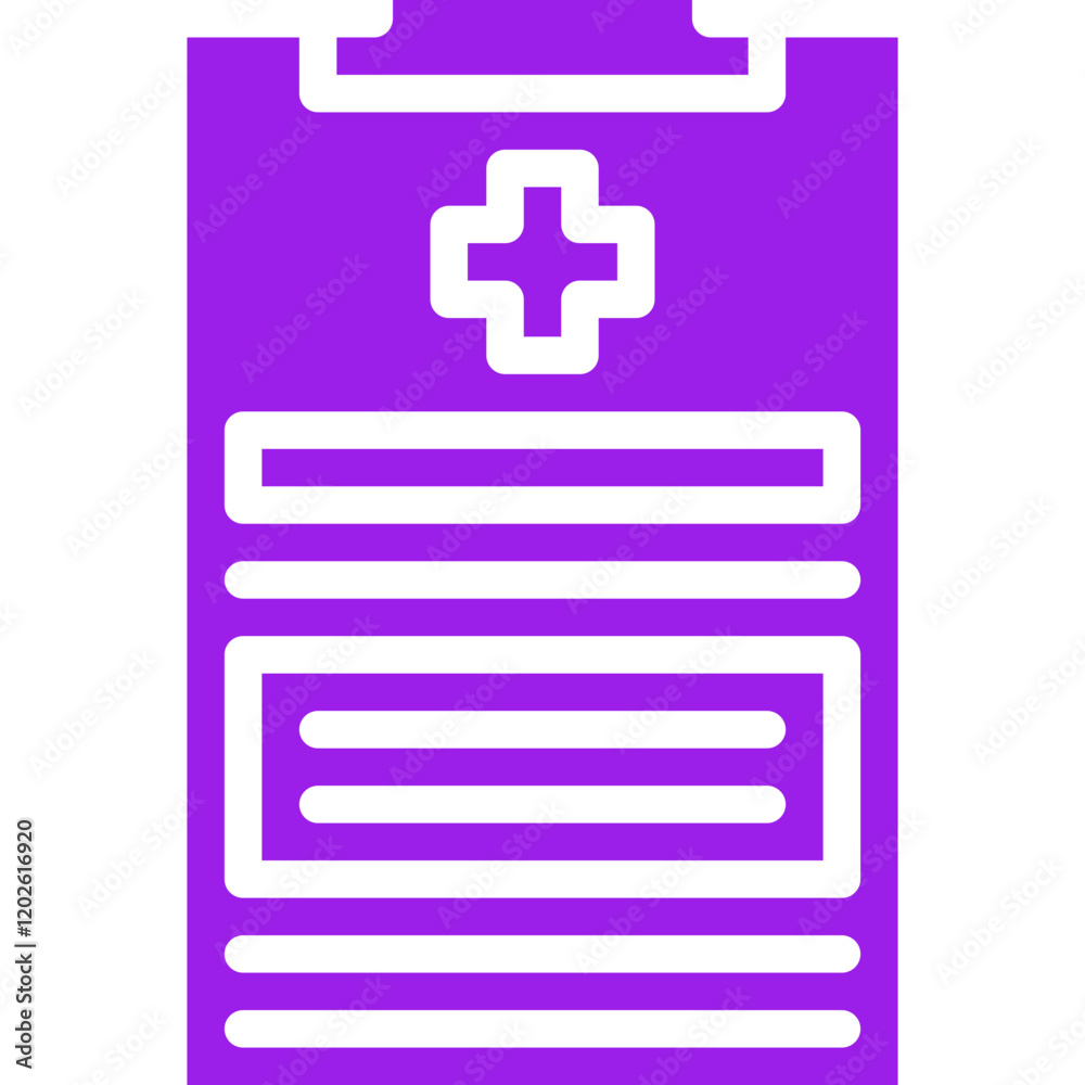 Medical Report icon single vector illustration Medical Report icon single vector illustration