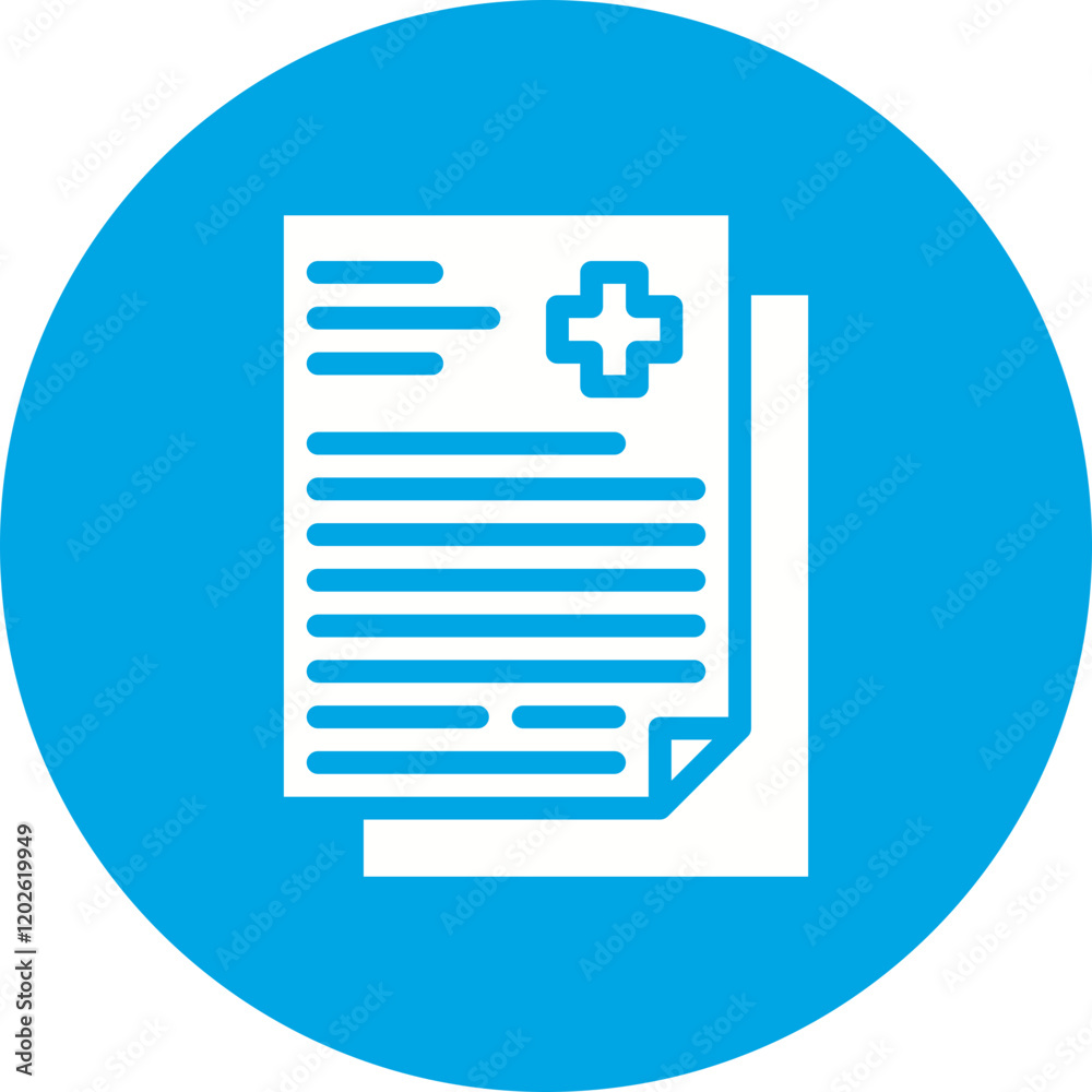 Medical Notes icon single vector illustration Medical Notes icon single vector illustration