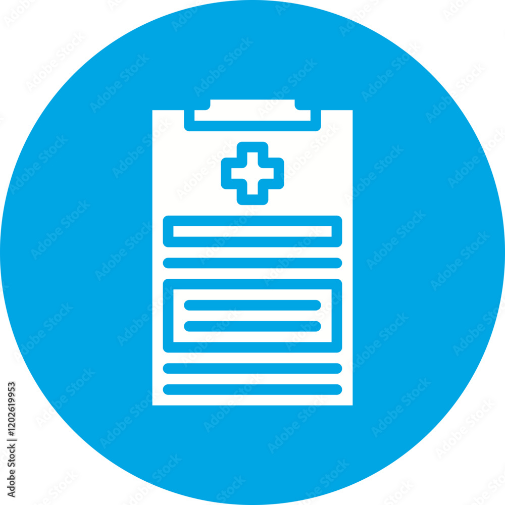 Medical Report icon single vector illustration Medical Report icon single vector illustration