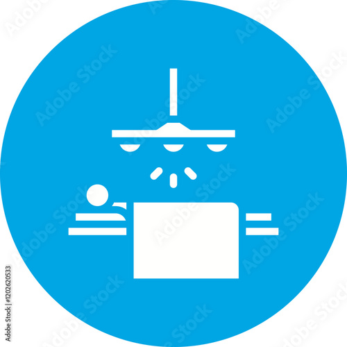 Operating Room Light icon single vector illustration