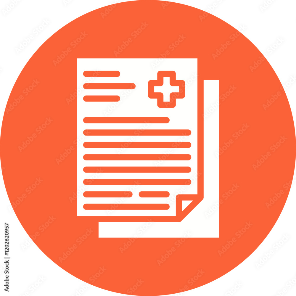 Medical Notes icon single vector illustration Medical Notes icon single vector illustration