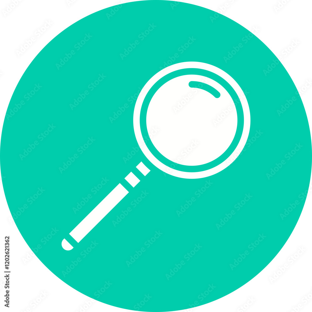 Magnifying glass icon single vector illustration Magnifying glass icon single vector illustration