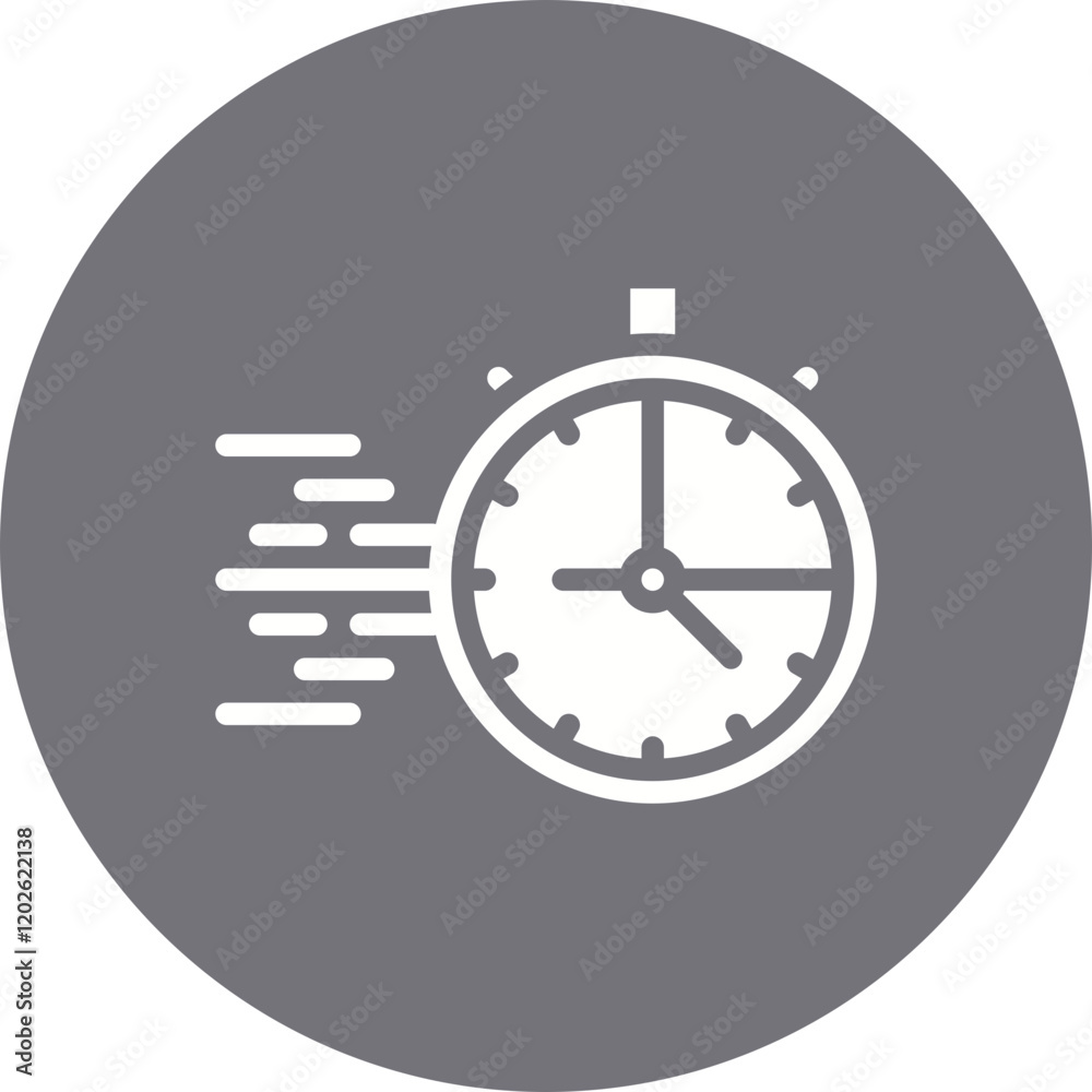 StopWatch icon single vector illustration
