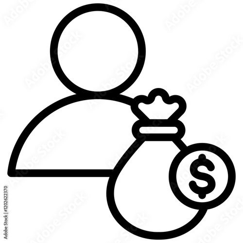 Private Equity Outline Icon