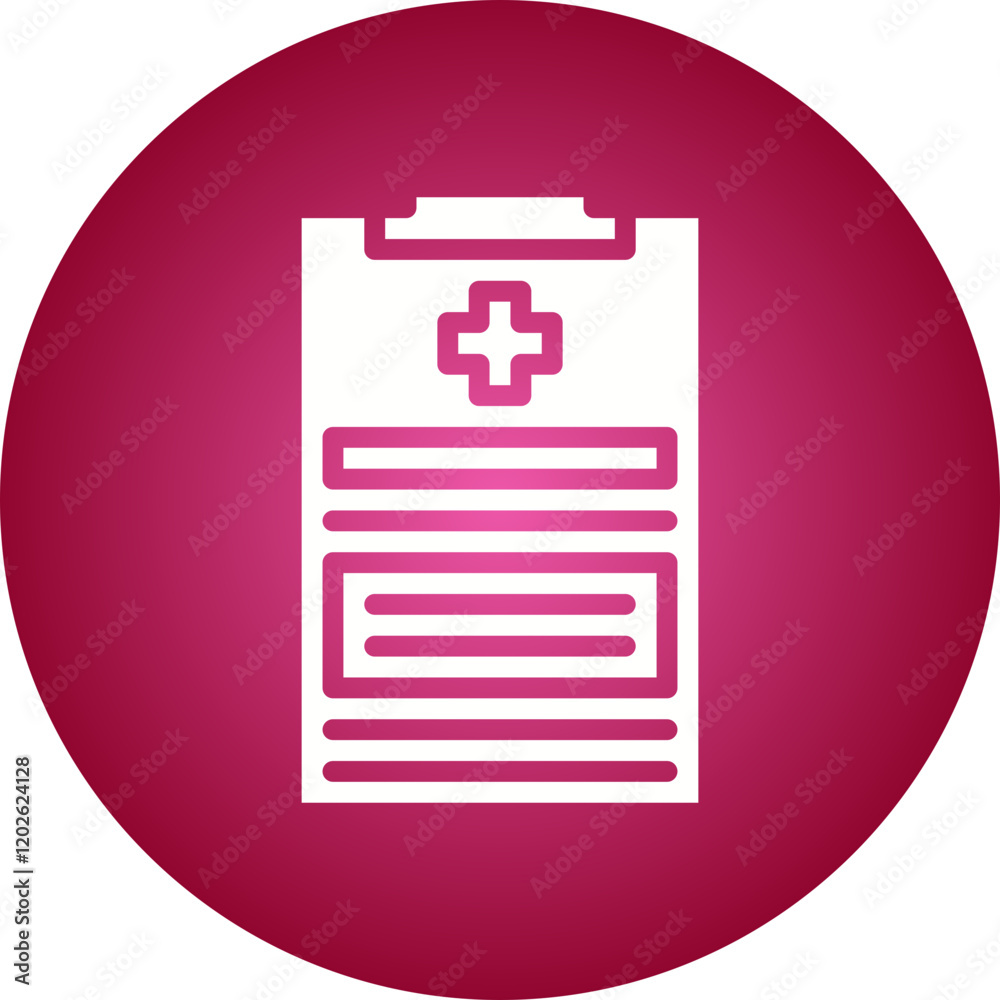 Medical Report icon single vector illustration Medical Report icon single vector illustration