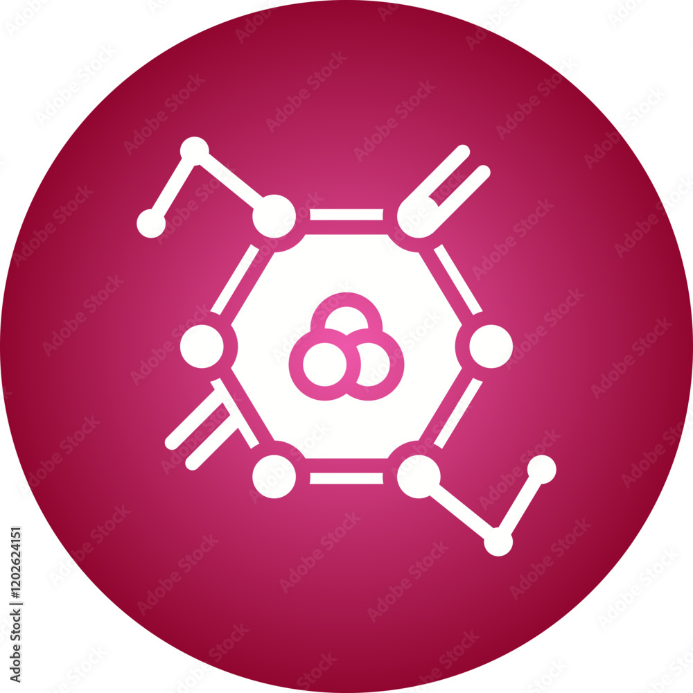 Molecules icon single vector illustration Molecules icon single vector illustration