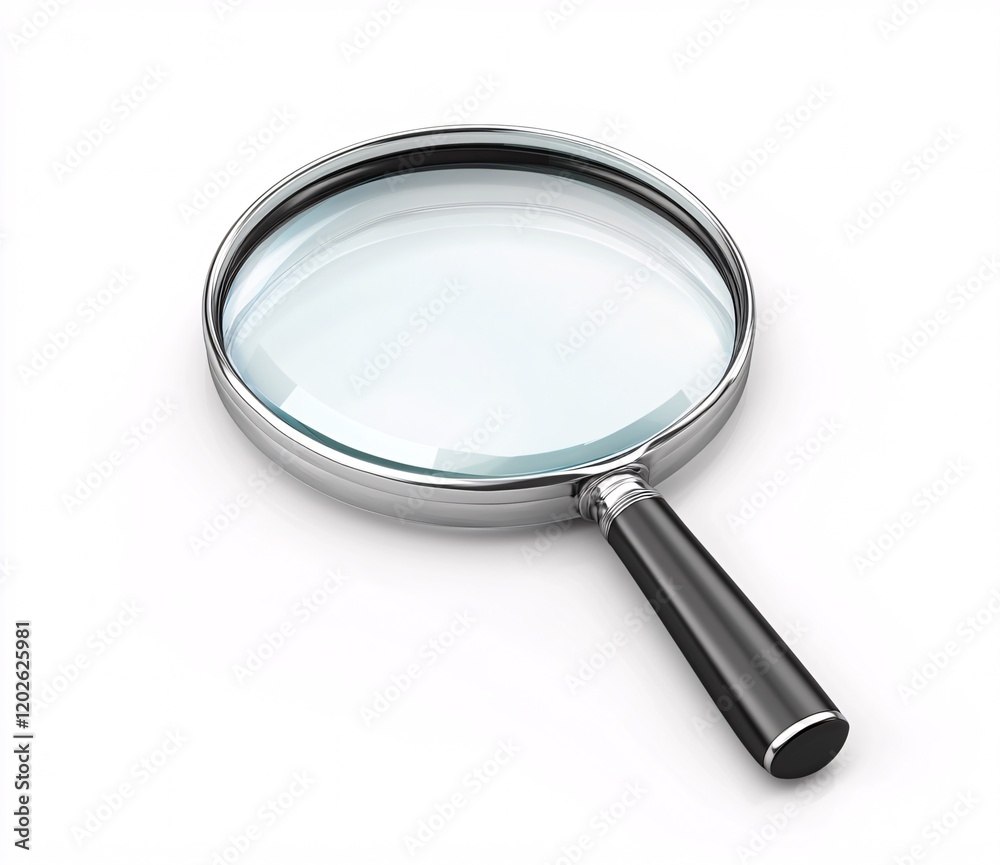 magnifying glass isolated on white magnifying glass isolated on white