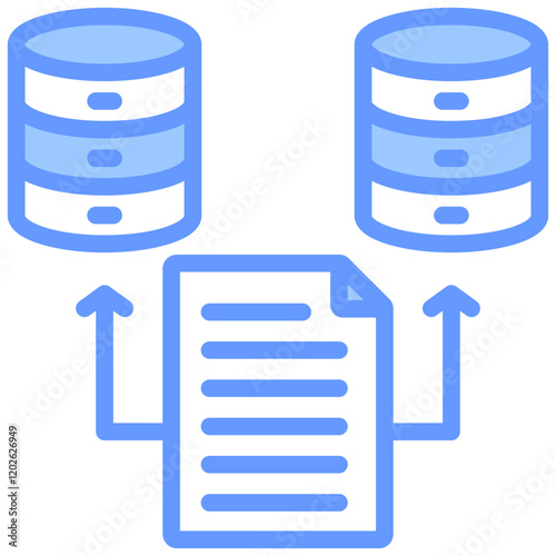 Redundancy Blue Icon