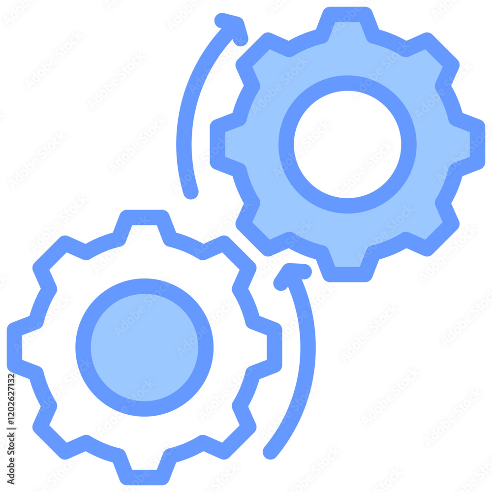 Devops Blue Icon Devops Blue Icon