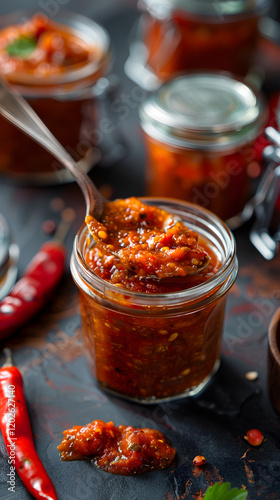 Spice Heaven: Capturing the Fiery Essence of a Hot Chili Sauce