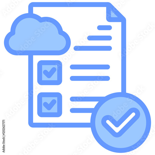Compliance Blue Icon