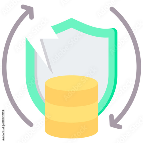 Disaster Recovery Flat Icon