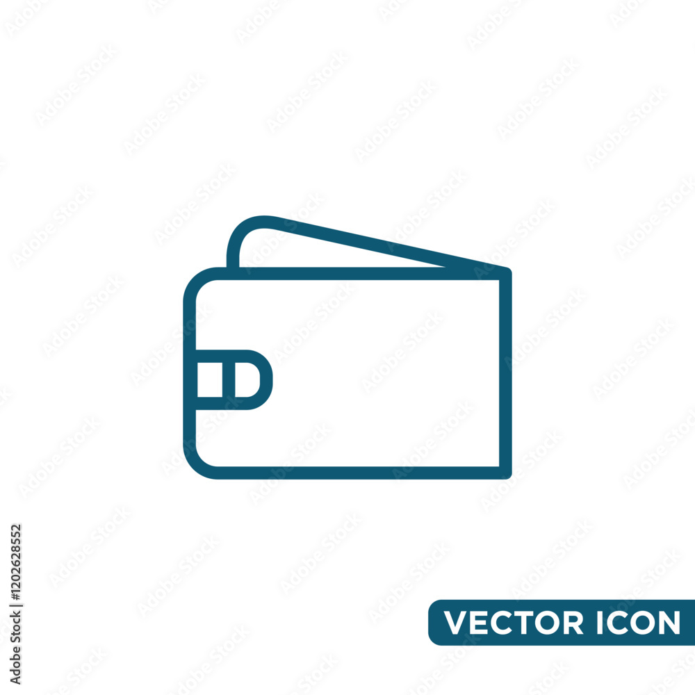 Minimalist Wallet Icon Design Template Minimalist Wallet Icon Design Template