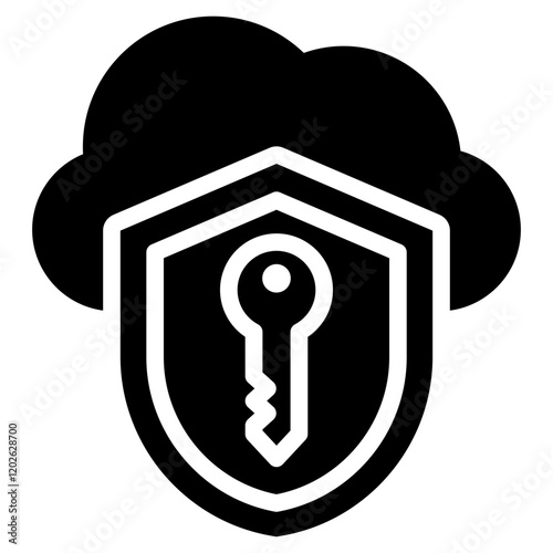 Authorization Glyph Icon
