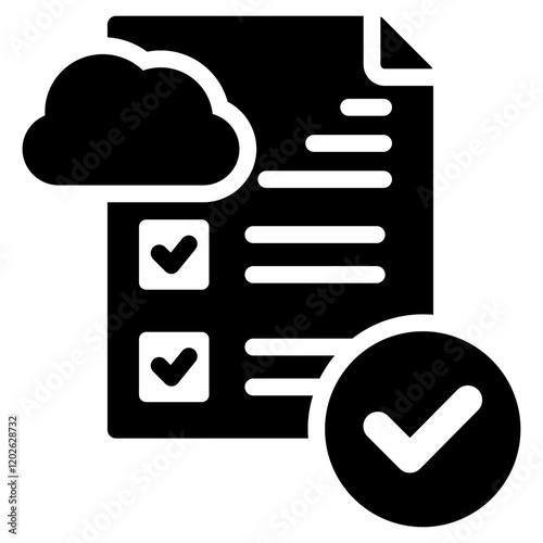 Compliance Glyph Icon