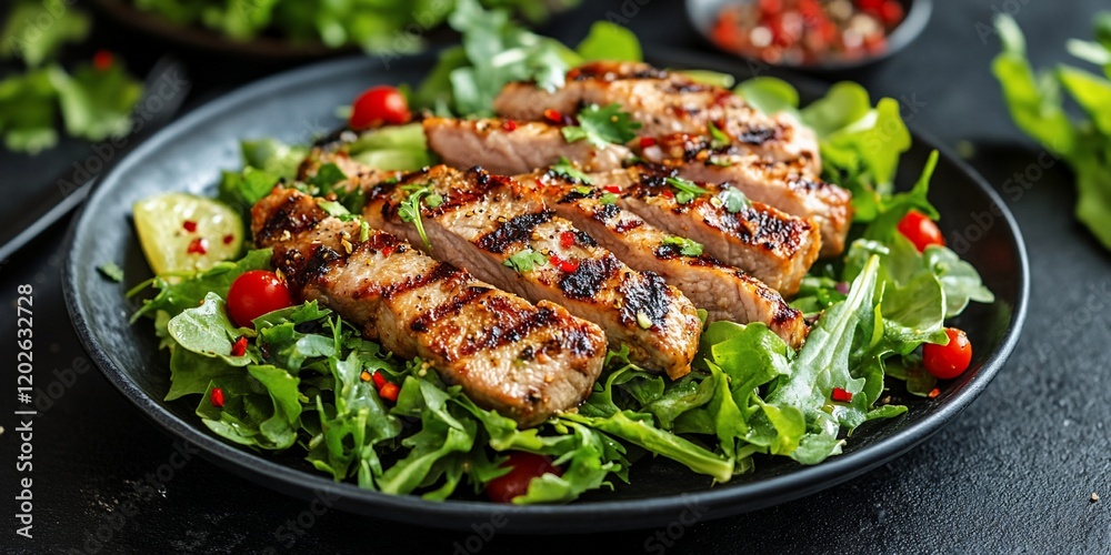 Grilled Chicken Salad with Greens Grilled Chicken Salad with Greens
