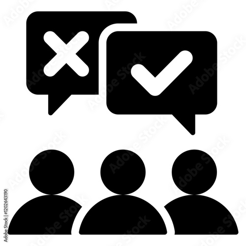 Customer Feedback Glyph Icon