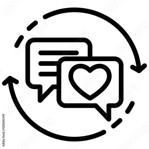 Engagement Outline Icon