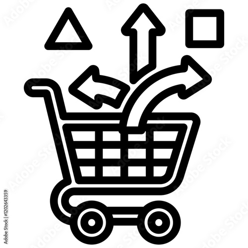 Cross Selling Outline Icon