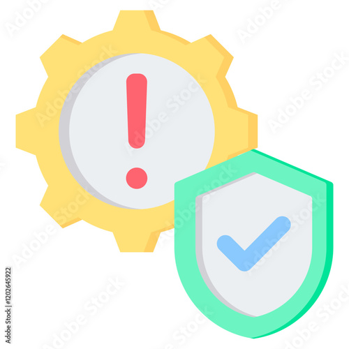 Risk Management Flat Icon