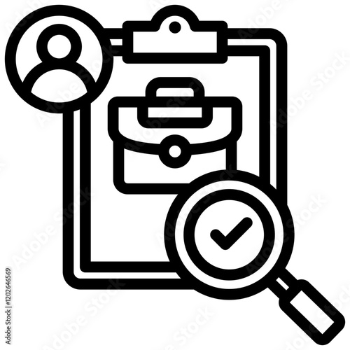 Performance Appraisal Outline Icon