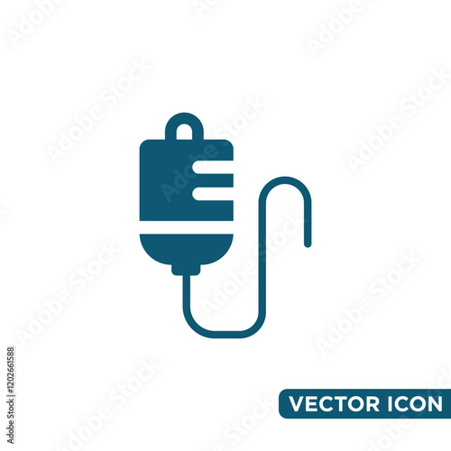 Simple Infus Icon Design Template 