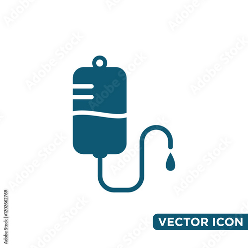 Simple Infus Icon Design Template 