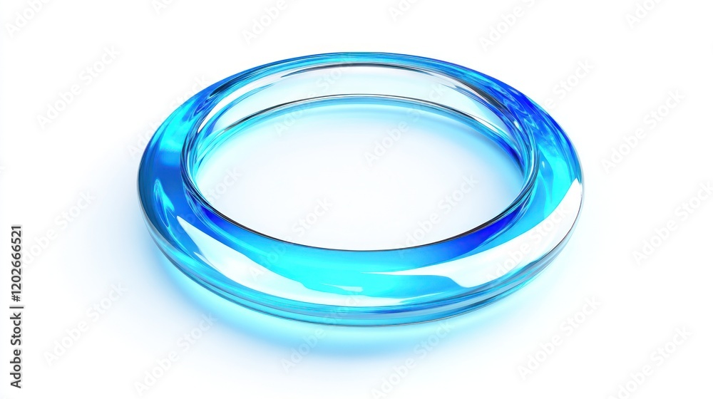 Abstract Glass Ring