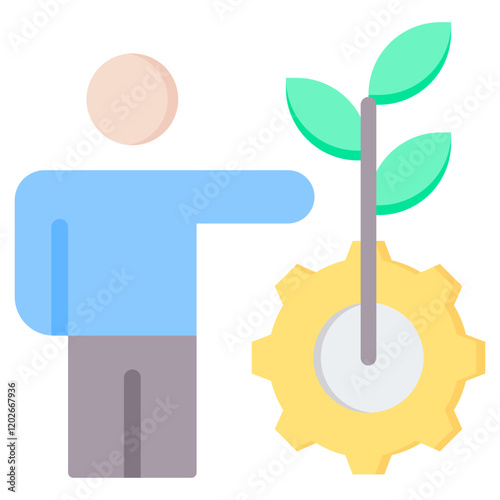 Personal Development Flat Icon