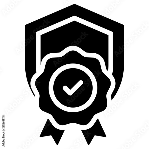 Authenticity Glyph Icon