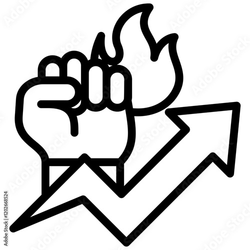 Motivation Outline Icon