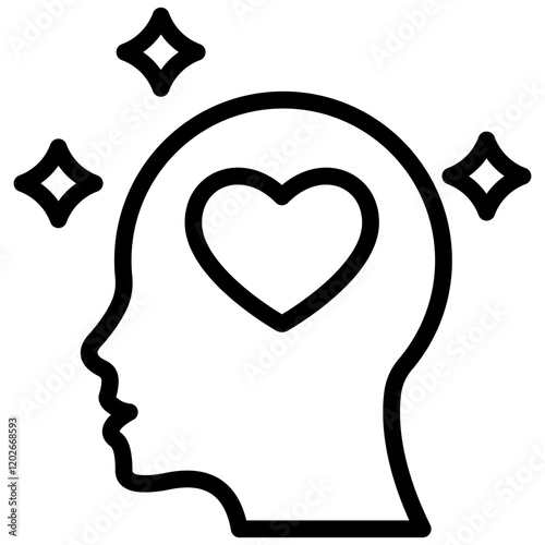 Self Reflection Outline Icon