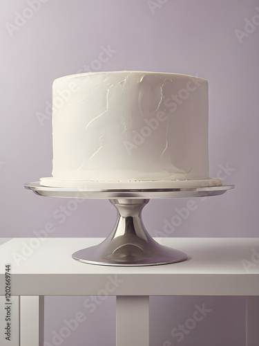 white cake mockup