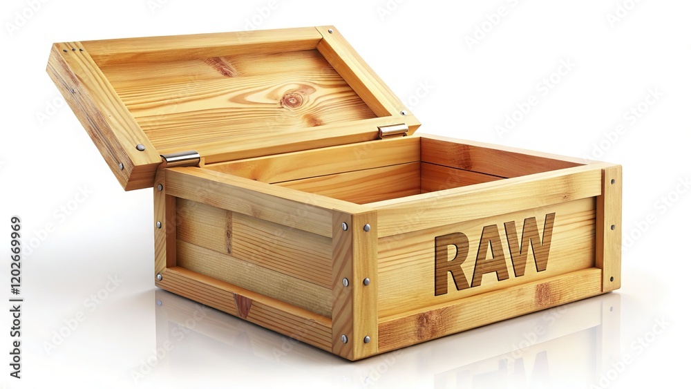 Raw Wooden Box, Small Item Storage, Rustic Wood Box, Natural Wood Container, Isolated White Background Raw Wooden Box, Small Item Storage, Rustic Wood Box, Natural Wood Container, Isolated White Background