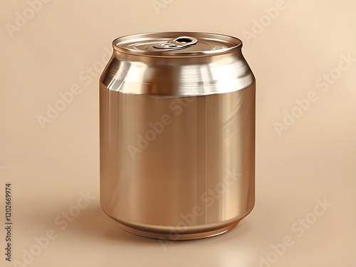 steel can mockup