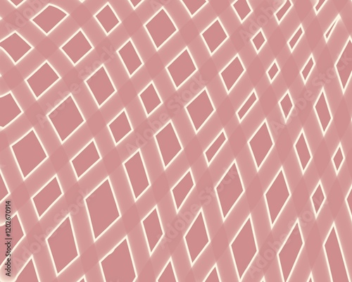 seamless pattern with pink hearts