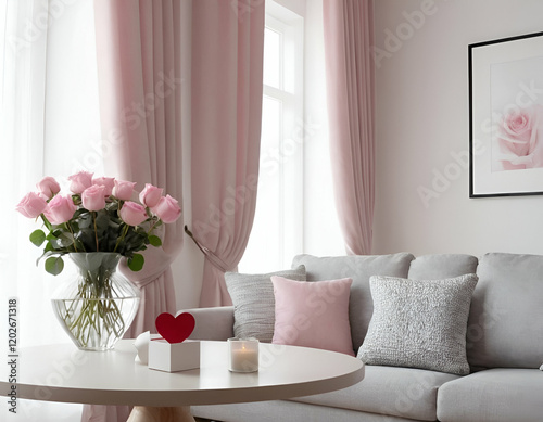 Decent background pink grey