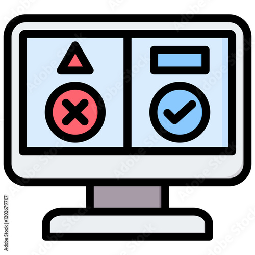 Ab Testing Outline Color Icon