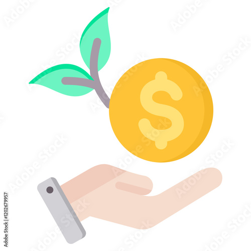 Seed Funding Flat Icon