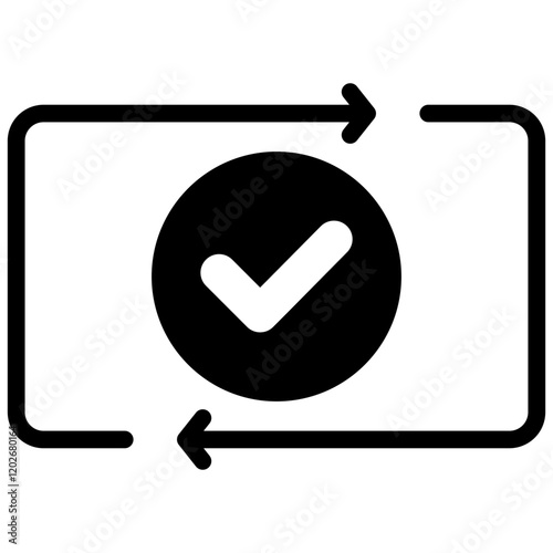 Iterate Glyph Icon