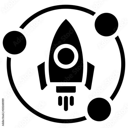Lean Startup Glyph Icon