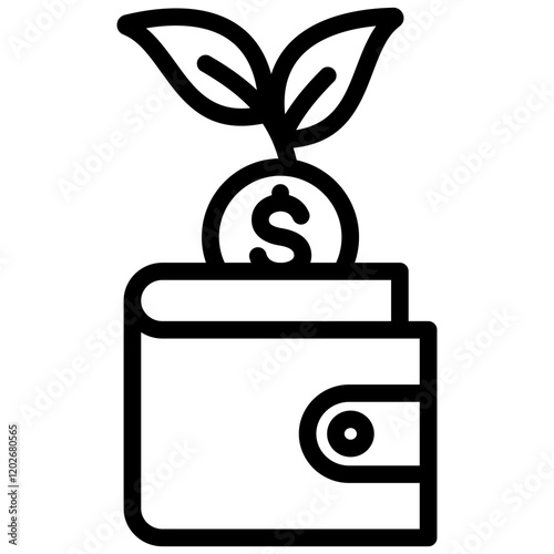 Bootstrapping Outline Icon