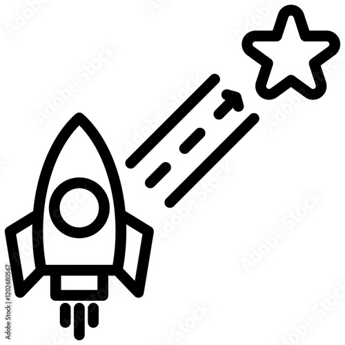 Runway Outline Icon